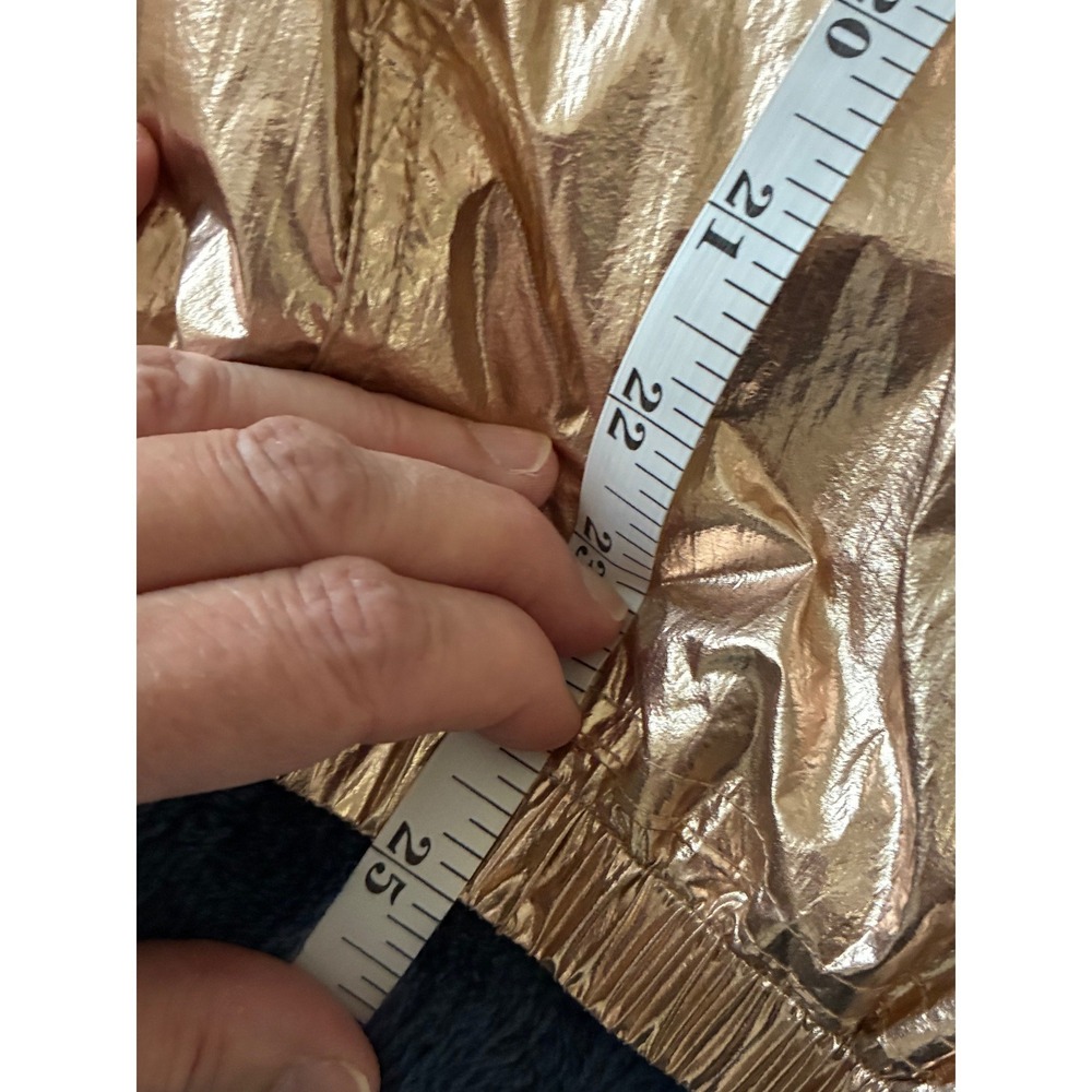 Elodie Metallic Gold Jacket Women's Size‎ Large - Picture 8 of 9